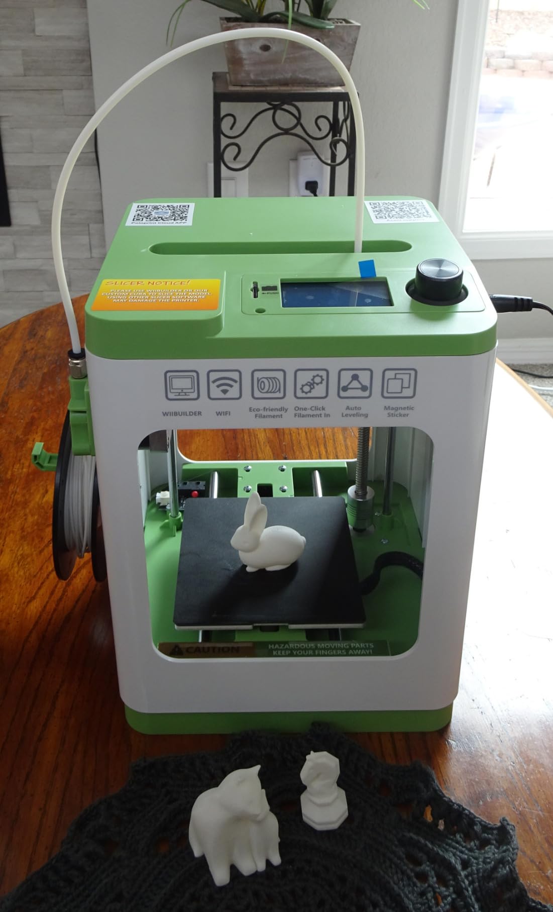 TINA2S Fully Assembled Mini 3D Printer for Kids and Beginners, Starter Kit | Auto Leveling 3D Printing Machine, 10M PLA Filament, SD Card, WiFi Home Printer Compatible with Mac, Windows, Linux customer photo 2