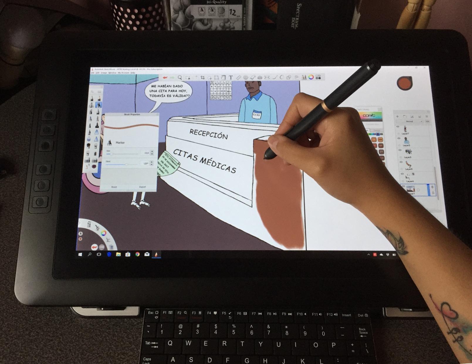 XPPen Artist Pro 16 Gen2 2.5K QHD Drawing Tablet with Full Laminated Anti-Glare Screen customer photo 2