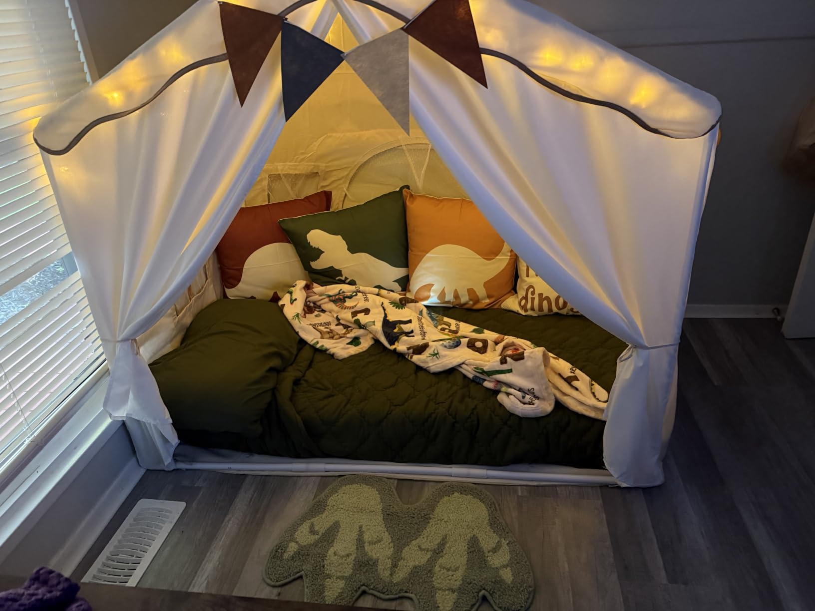besrey 2-in-1 Kids Play Tent, Indoor Tent with Double Doors customer photo 2