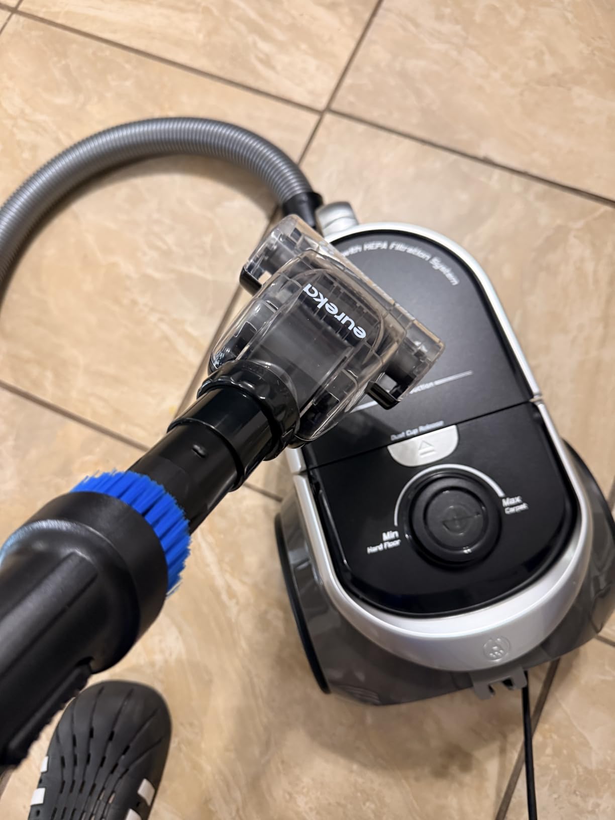 Eureka Bagless Canister Vacuum Cleaner, Vacuum for Hardwood Floor, Carpet customer photo 2