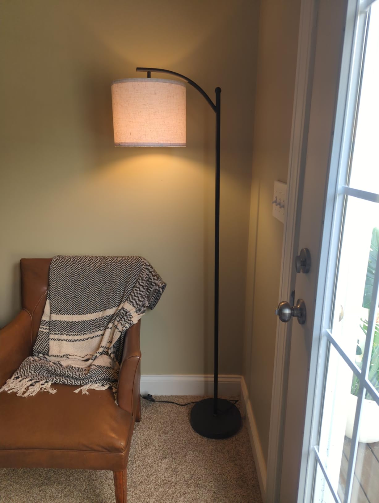 SUNMORY Arc Floor Lamp, Modern Floor Lamp with 3 Color Temperatures Bulb customer photo 2