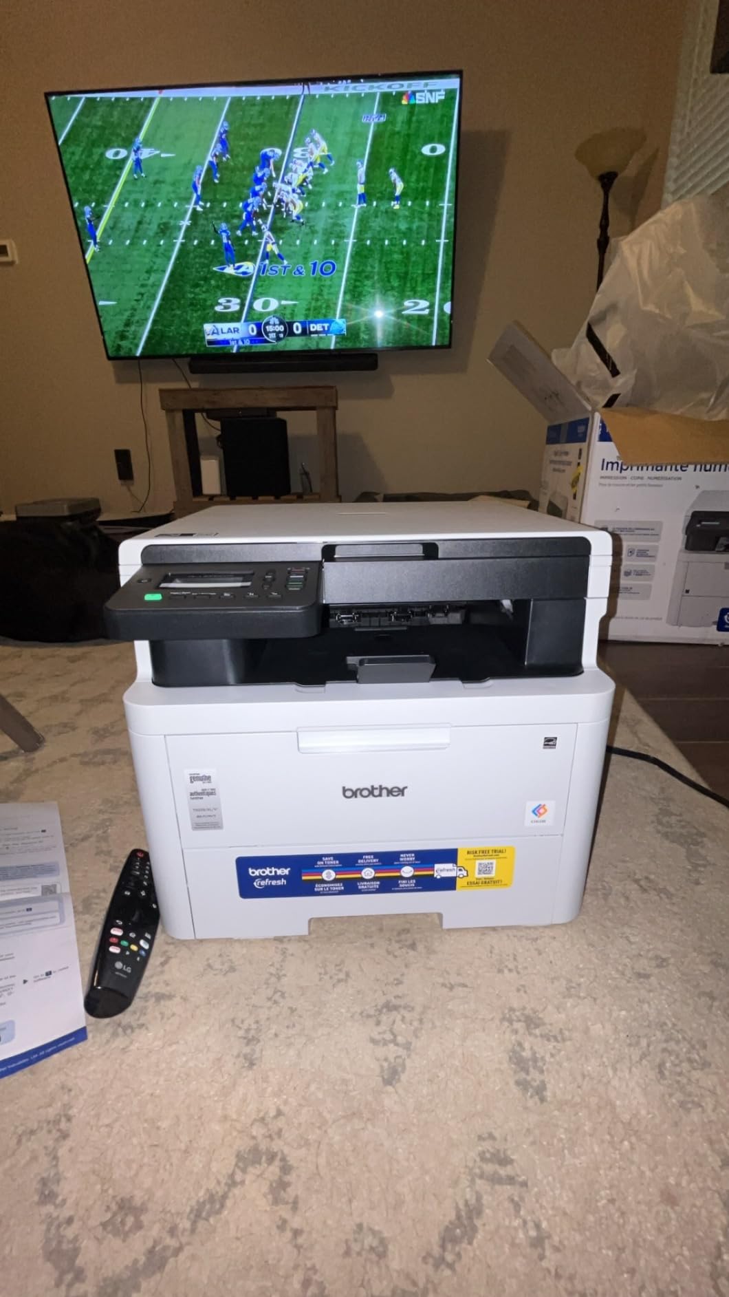Brother HL-L3300CDW Wireless Digital Color Multi-Function Printer with Laser Quality Output, Copy & Scan, Duplex, Mobile | Includes 2 Month Refresh Subscription Trial, Works with Alexa customer photo 2