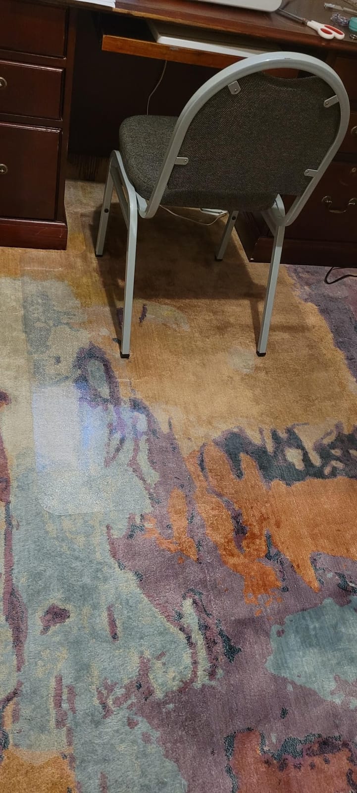 KMAT Office Chair Mat,Easy Glide Hard Wood Tile Floor Mats customer photo 2