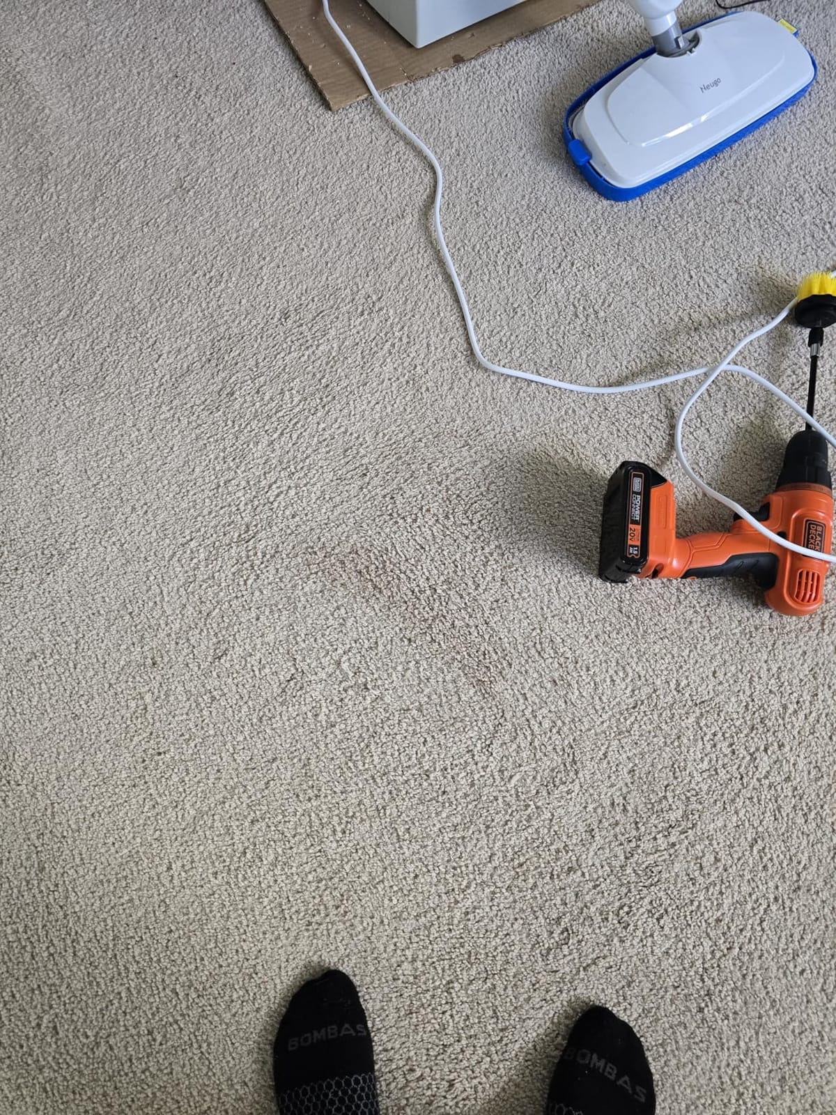 Steam Mop for Hardwood Floor Cleaning, Floor Steamer Cleaner Lightweight for Vinyl, Laminate, Carpet, Tile Hard Floors w/Adjustable Steam Modes & Height, 23ft Cord, 2 Washable Pad customer photo 1
