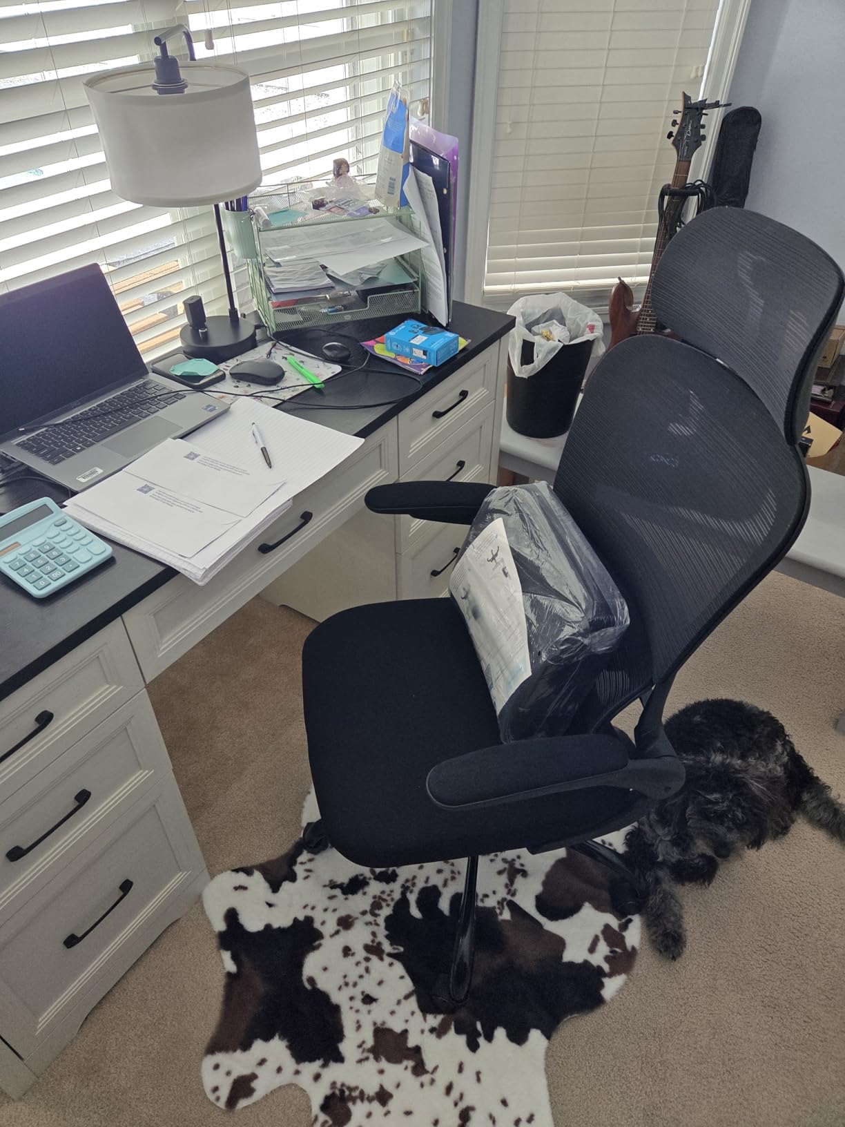 TRALT Office Chair Ergonomic Desk Chair - Gaming Chair with Lumbar Support | 330 LBS Home Office Desk Chairs with Headrest, Reading Chair with Flip-up Armrests, Comfortable Computer Chairs (1, White) customer photo 1