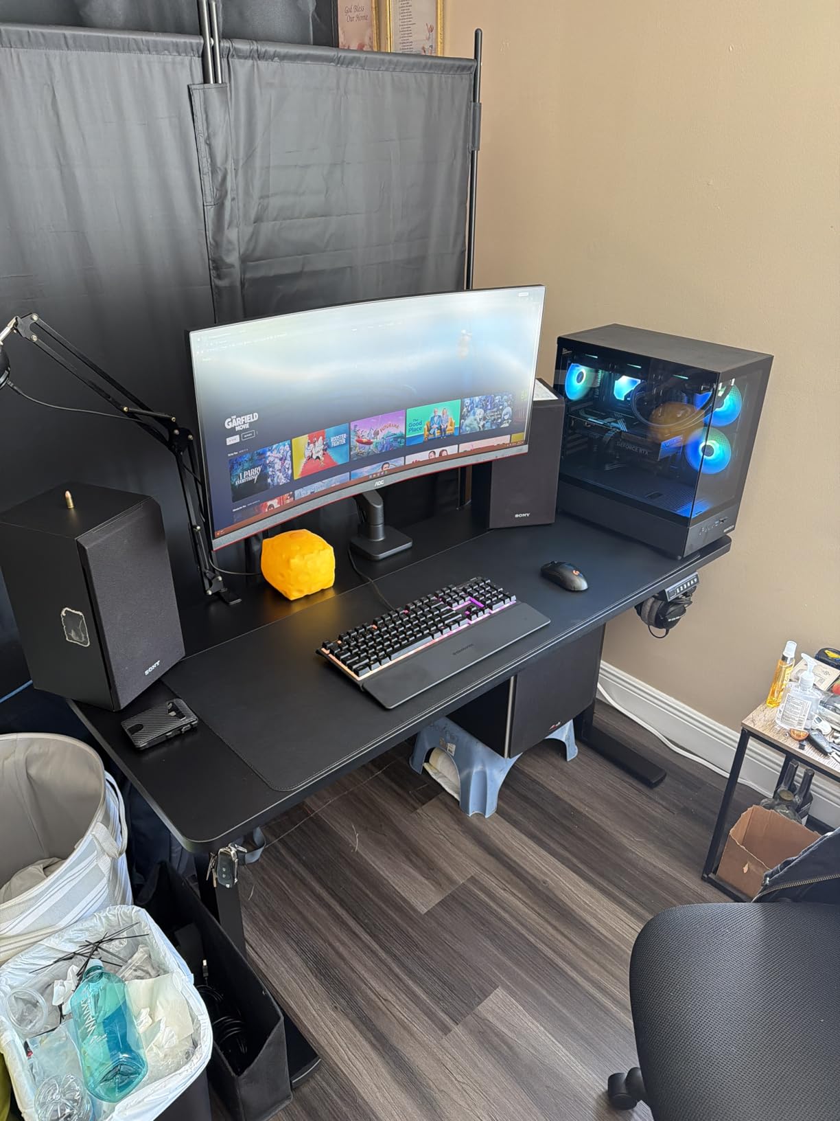VIVO Black 60 x 30 in Standing Desk, DESK-KIT-1B6B-30 customer photo 1