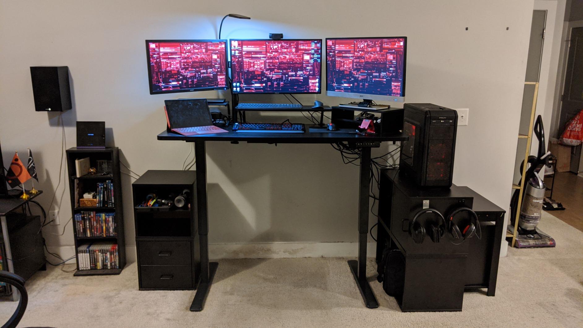 VIVO Black 60 x 30 in Standing Desk, DESK-KIT-1B6B-30 customer photo 2