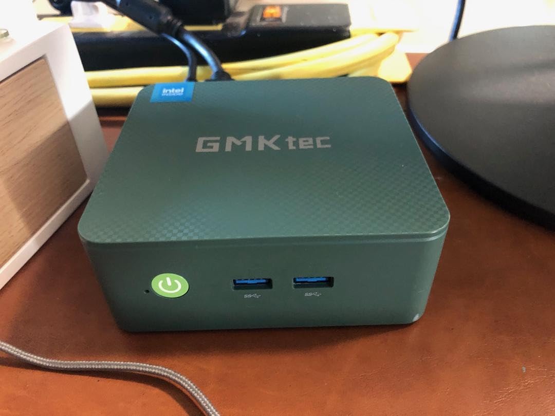 GMKtec Mini PC, G11 AMD Ryzen Embedded R2514 (Beats 4300U/N150), 16GB DDR4 RAM 512GB PCIe M.2 SSD, Business Office Personal Desktop Computer Dual NIC 2.5GbE USB-C HDMI Triple Display customer photo 2