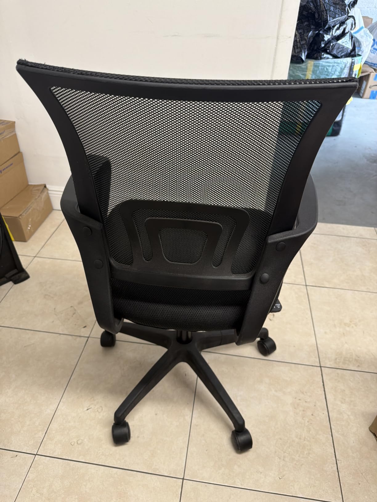 PayLessHere | Office Chair | Black | Pack of 1 | with Lumbar Support | Ergonomic Computer Chair with Adjustable Height, 360 Swivel, Armrests & High Density Sponge Cushion | For Home, Office customer photo 1