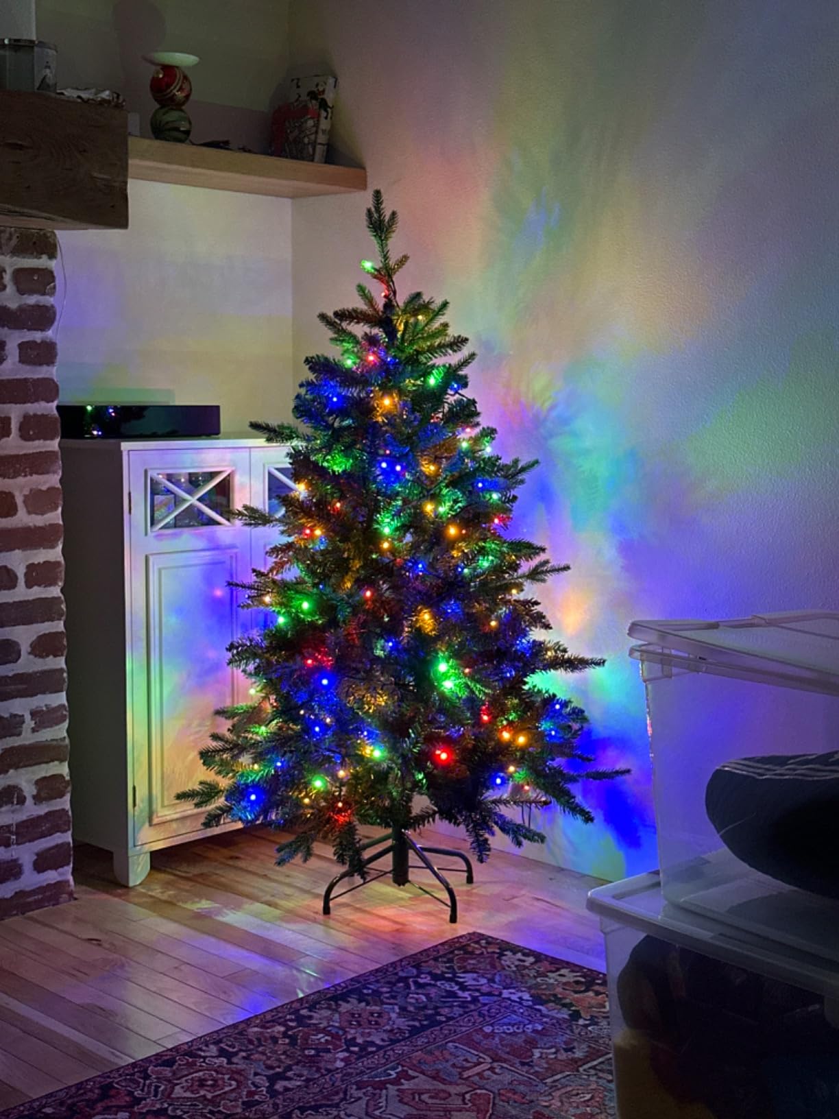 Treepool 7.5FT Unlit Artificial Christmas Tree, 2652 PE & PVC Mixed Tips customer photo 2