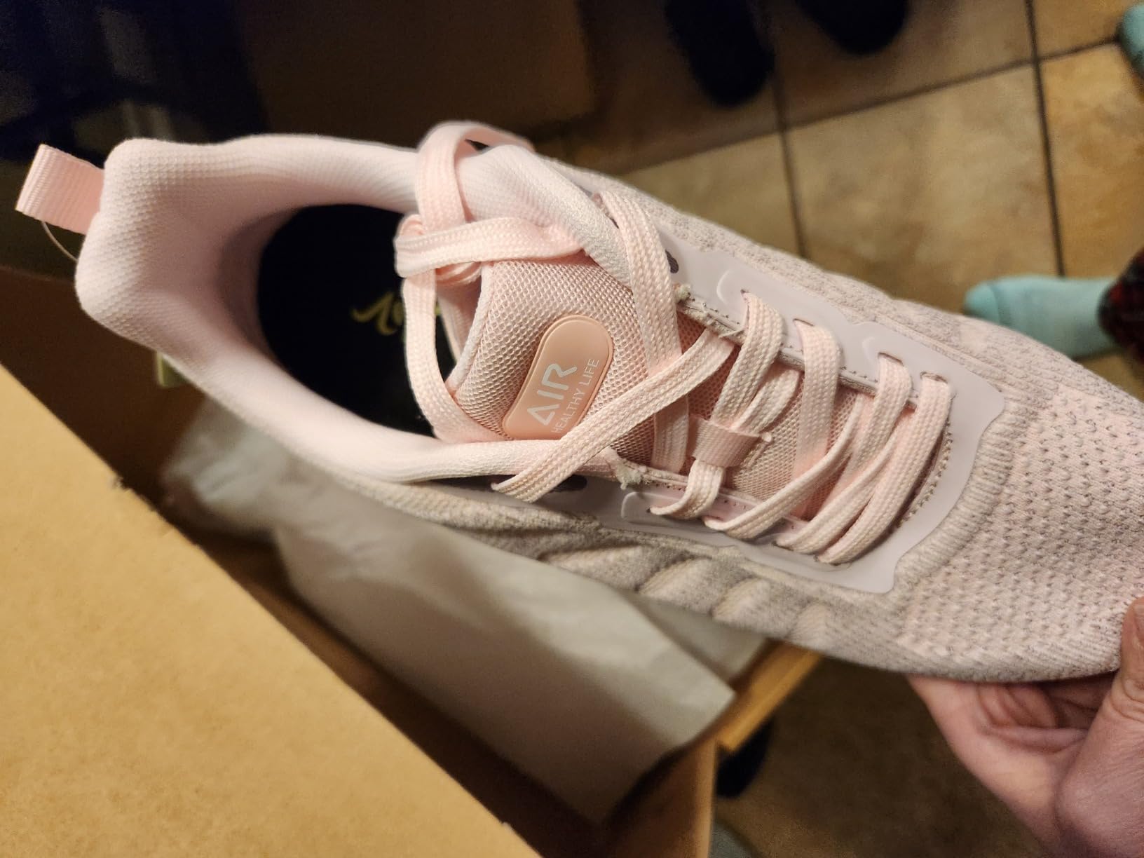 Women's Walking Shoes for Plantar Fasciitis Pain Relief Arch Support Orthotic Tennis Sneakers Supportive Comfortable for Gym Workout US 5.5-11 customer photo 1