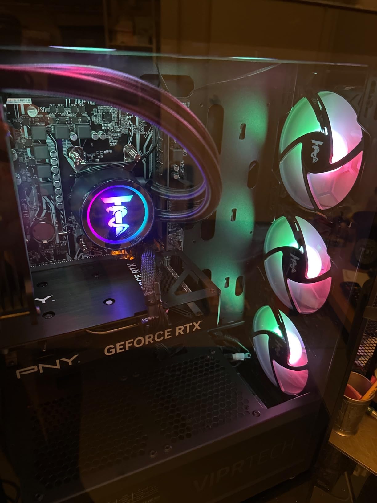 VIPRTECH Ghost 3.0 GamingPC, Ryzen 7, RTX 4060 8GB, 16GB/1TB SSD Onyx Black customer photo 2