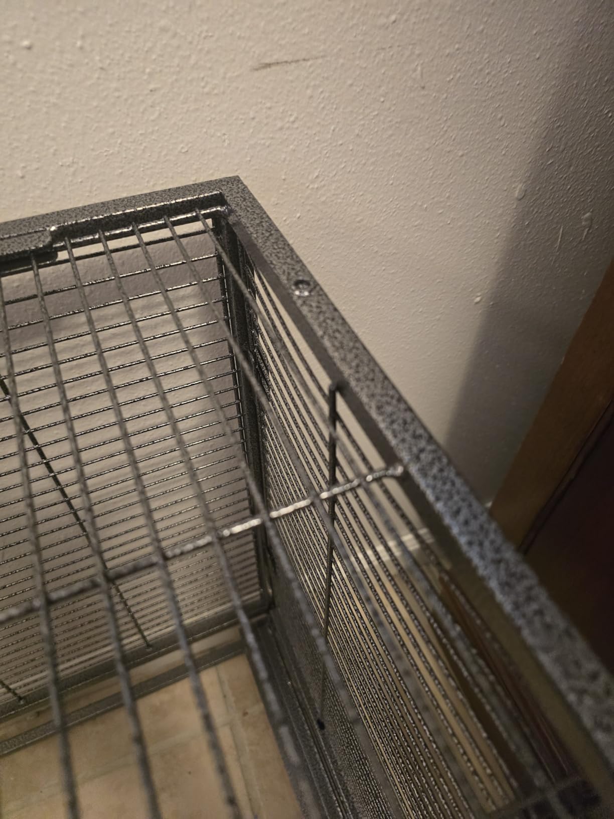 Deluxe Sturdy Wrought Iron Two Tiers Small Animal Critters Rolling Cage customer photo 2