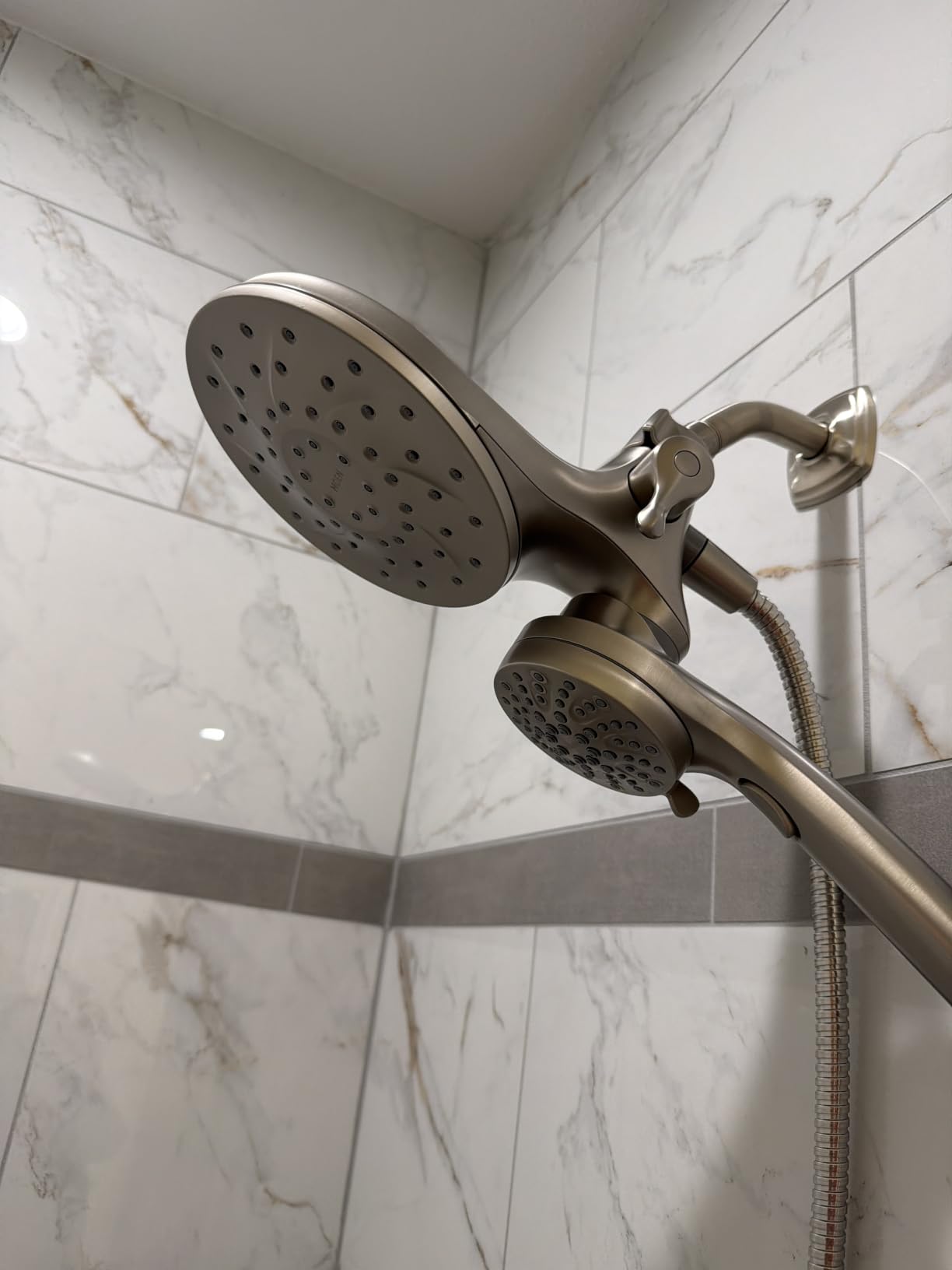 Moen 26009BL Engage 2-in-1 Showerhead & Handshower Combo, Black customer photo 2