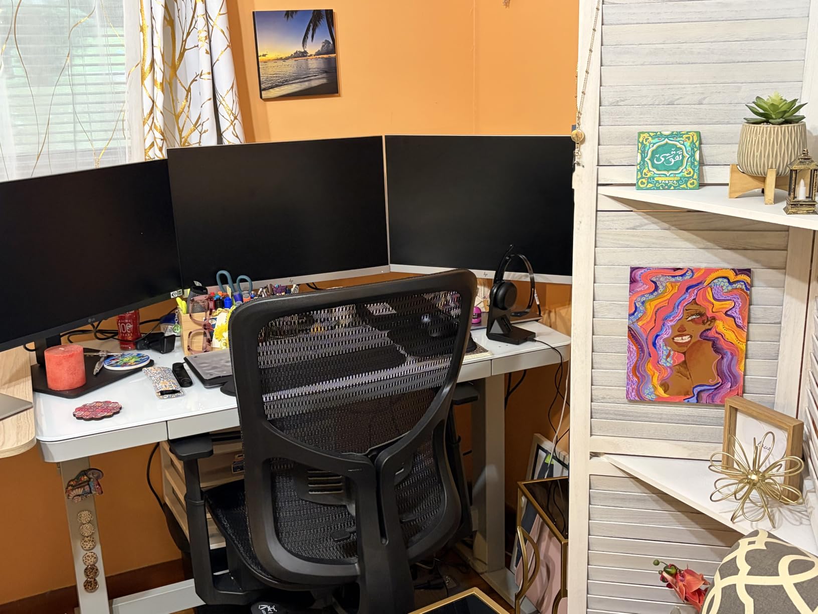 Blvornl Office Chair Mat for Hardwood Floors, Anti-Slip PVC, 36 x 48 Inch customer photo 2