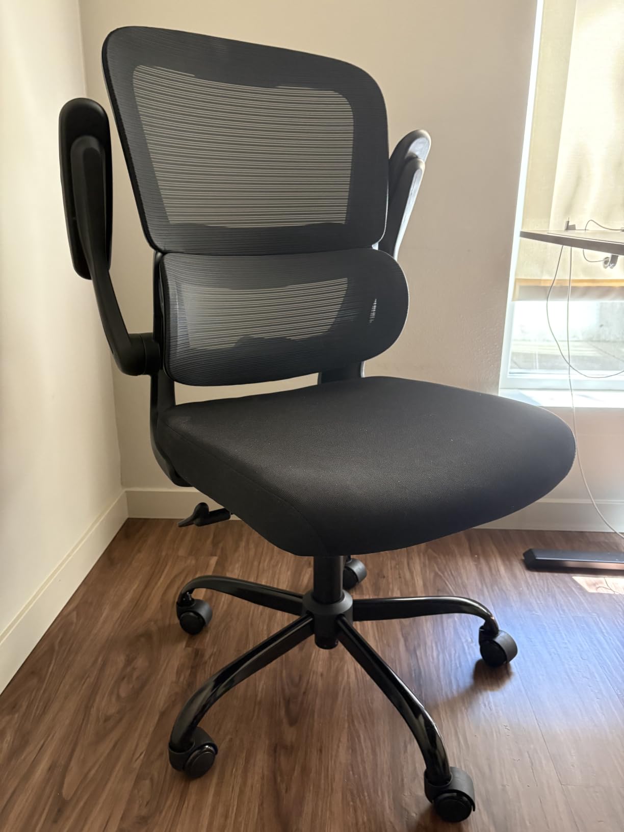 TRALT Office Chair - Ergonomic Desk Chair with Adjustable Lumbar Support, Mesh Computer Chair, Executive Chair for Home Office Comfortable Lumbar Support customer photo 1
