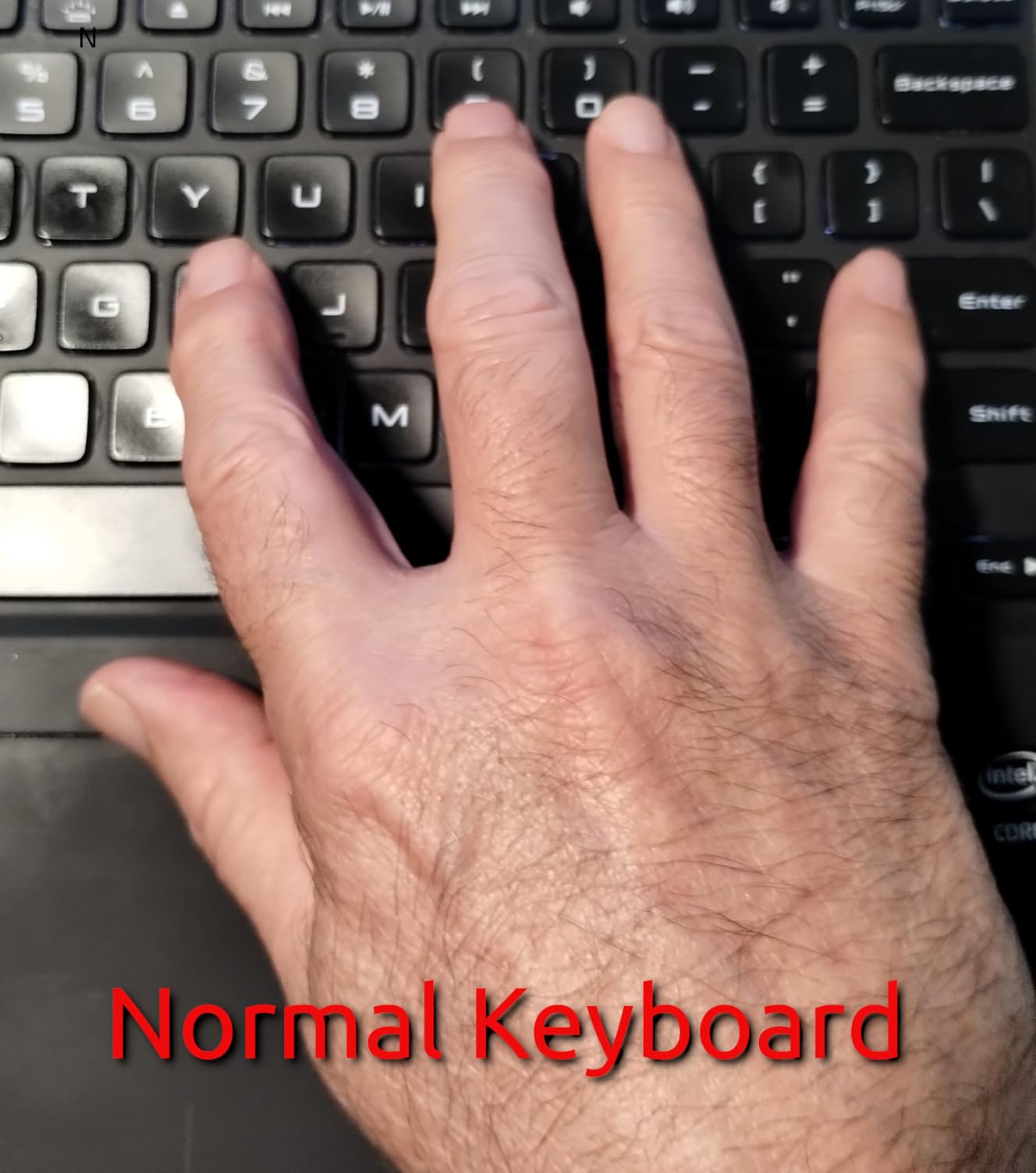 TECKNET Wireless Keyboard and Mouse Combo, 2.4G Mini Cordless Computer Keyboard and Mouse Set, Silent Adjustable 1600 DPI, Quiet Click, Lag-Free for Computer, Laptop, PC, Windows, Mac, Chrome OS customer photo 2