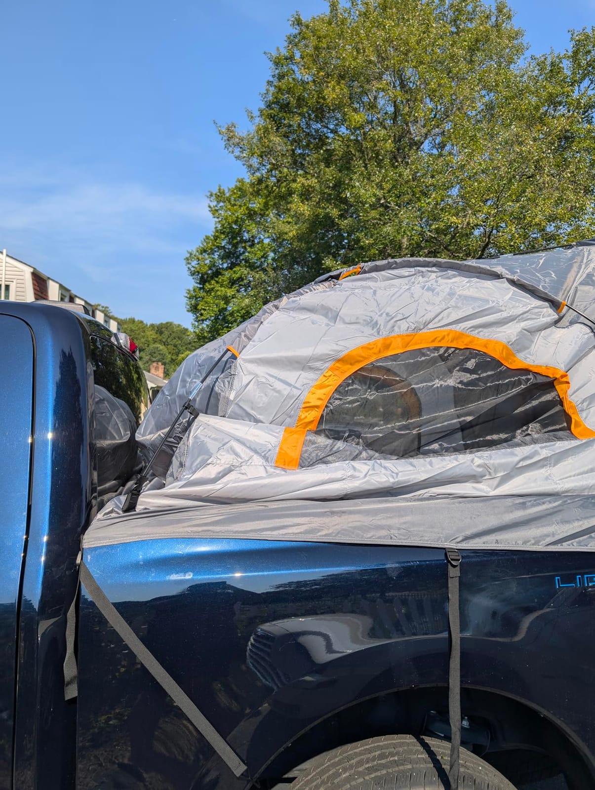 HEYTRIP Truck Bed Tent 5.5ft-6.8ft Waterproof Pickup Truck Tent Double Layer 2 Person Truck Tent Camper for Camping Fishing customer photo 2