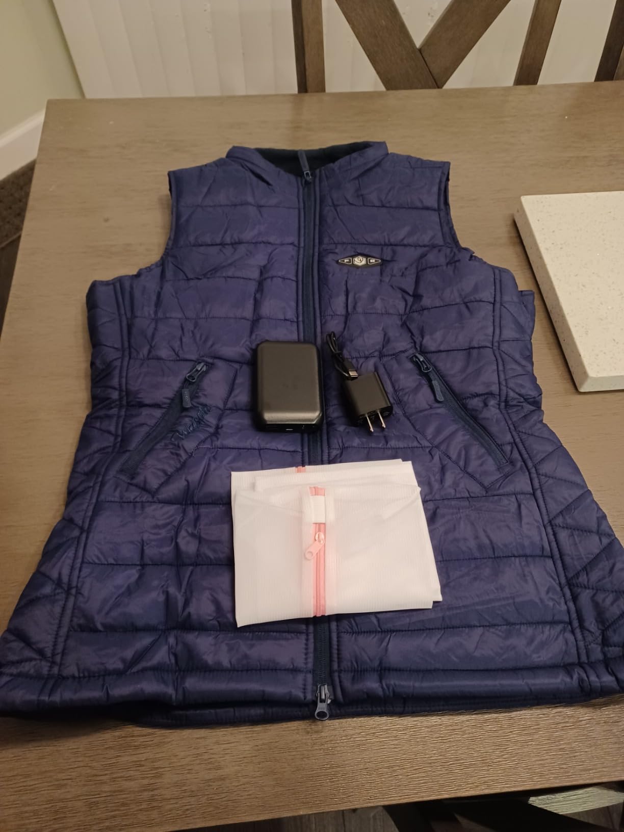 WASOTO Heated Vest Women With 16000 mAh Battery Pack Charger Included Washable Rechargeable For Indoor Outdoor Work Cycling customer photo 2