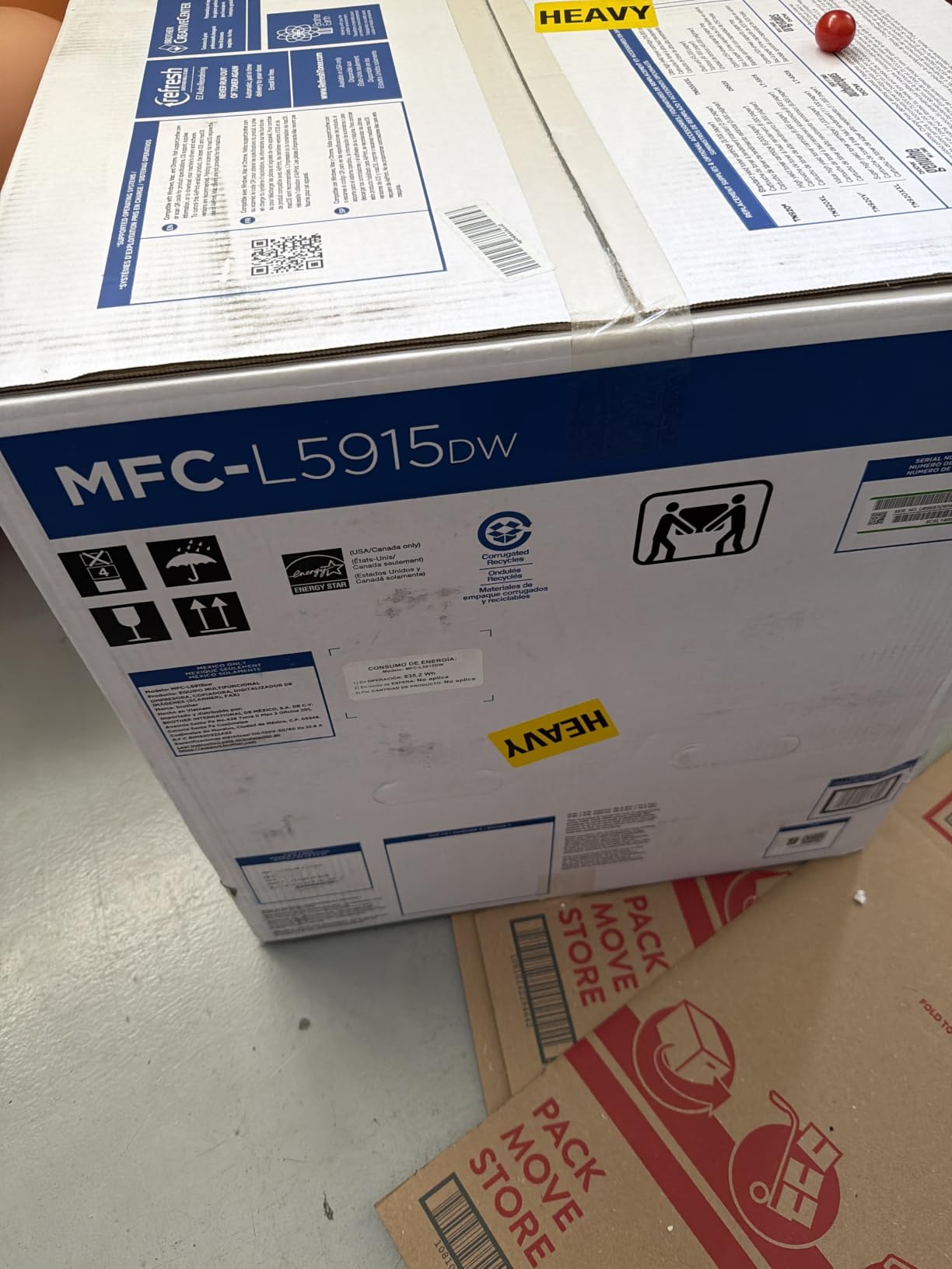 Brother Professional Laser Printer All-in-One with Scanner and Copier, High-Speed 50 ppm Monochrome Printing, Wireless Network Ready, Dual-Band WiFi, Auto 2-Sided Print (MFC-L5915DW) customer photo 1