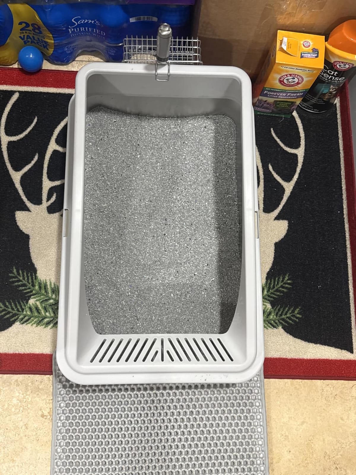 AIPERRO Stainless Steel Litter Box | XL Enclosed Cat Litter Boxes with Lid customer photo 1