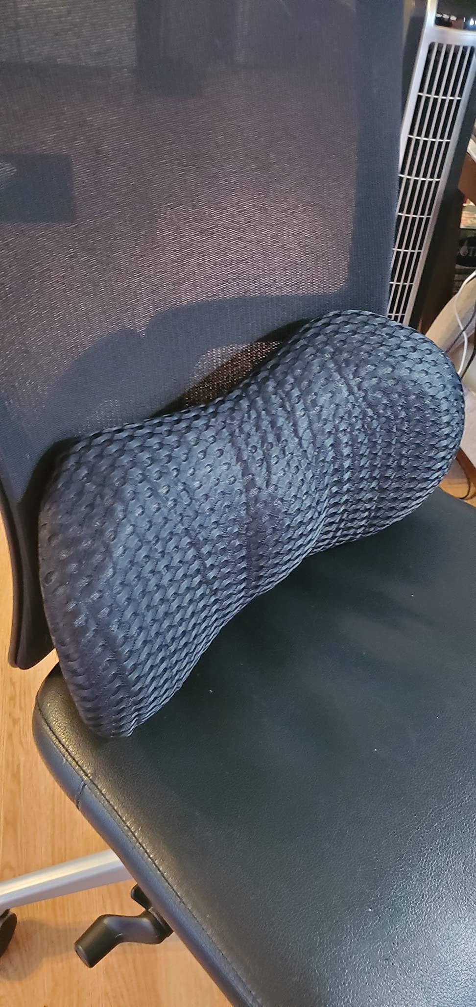 kasney Lumbar Support Pillow for Office Chair, Back Support Pillow, Blue customer photo 1