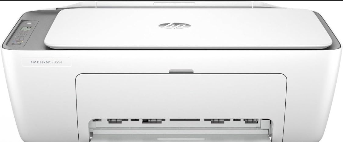 HP DeskJet 2855e Wireless All-in-One Color Inkjet Printer, Scanner, Copier, Best-for-home, 3 month Instant Ink trial included. This printer is only 2.4 ghz capable. (588S5A) customer photo 1