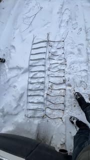 Tire Chain Cables For Snow & Ice, Fits Passenger Cars & Some SUVs, Constructed to Provide Maximum Traction & Grip - Set of 2 (X-Small) customer photo 1