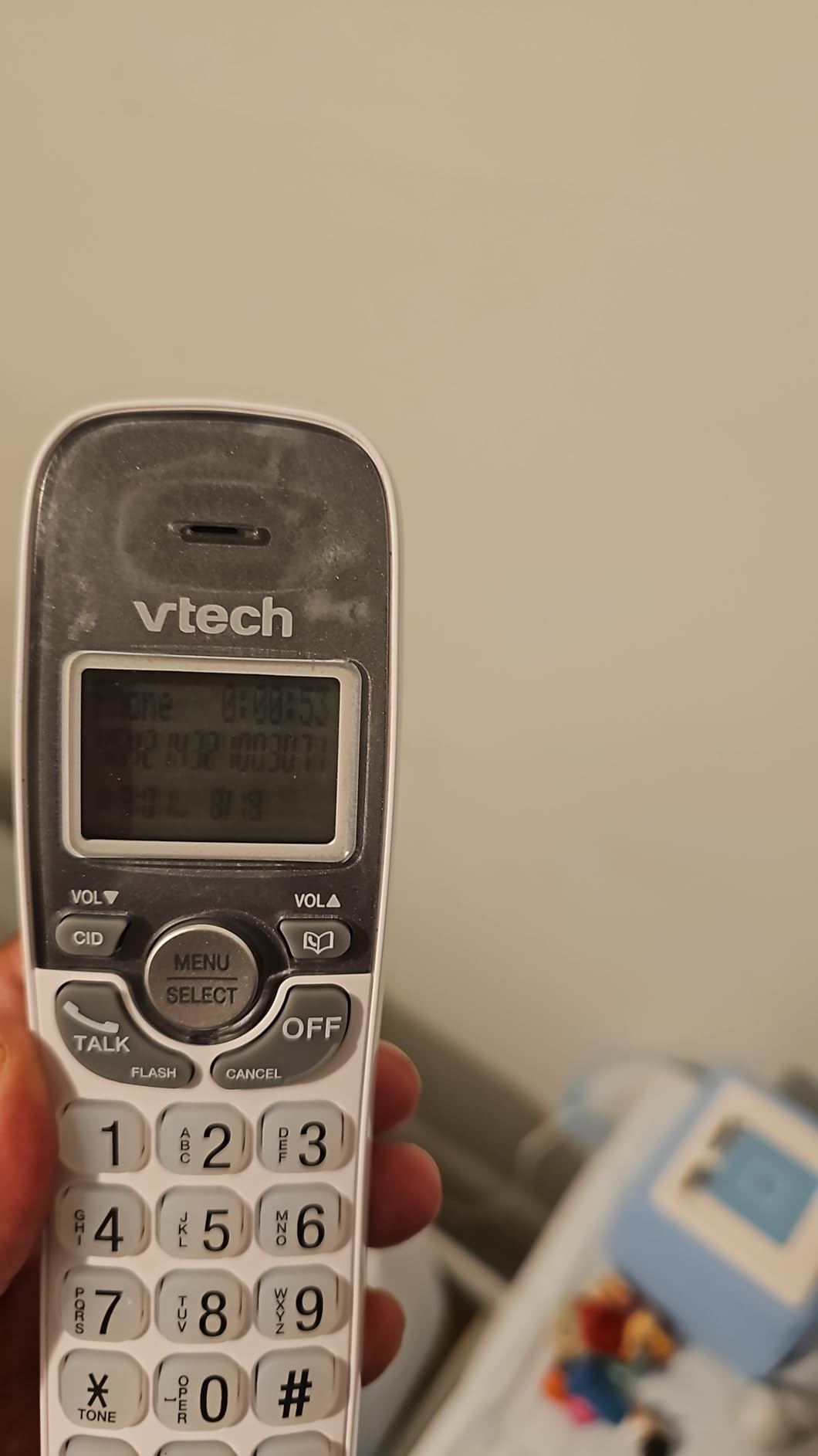 VTech Cordless Phone with DECT 6.0, Full-Duplex Speakerphone, Lighted Display, Backlit Keypad, Caller ID/Call Waiting, Volume Control, Hearing Aid Compatible, Wall Mount | VG131-11 (Black) customer photo 1