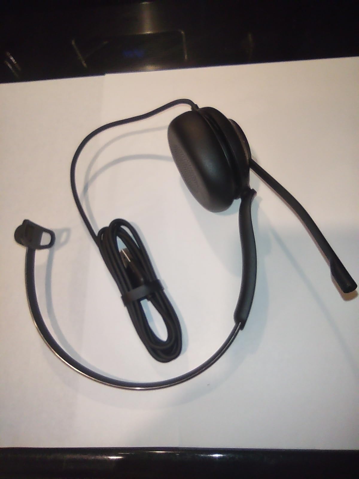 Yealink UH35 Wired Headset, USB-A, AI Noise Canceling Mic, Call Control, On-Ear | Teams/Zoom Certified, Dual-Ear Headphones, Plug & Play for PC/Laptop/IP Phone, Easy Mute, Busylight, Home Office Online Meeting customer photo 1