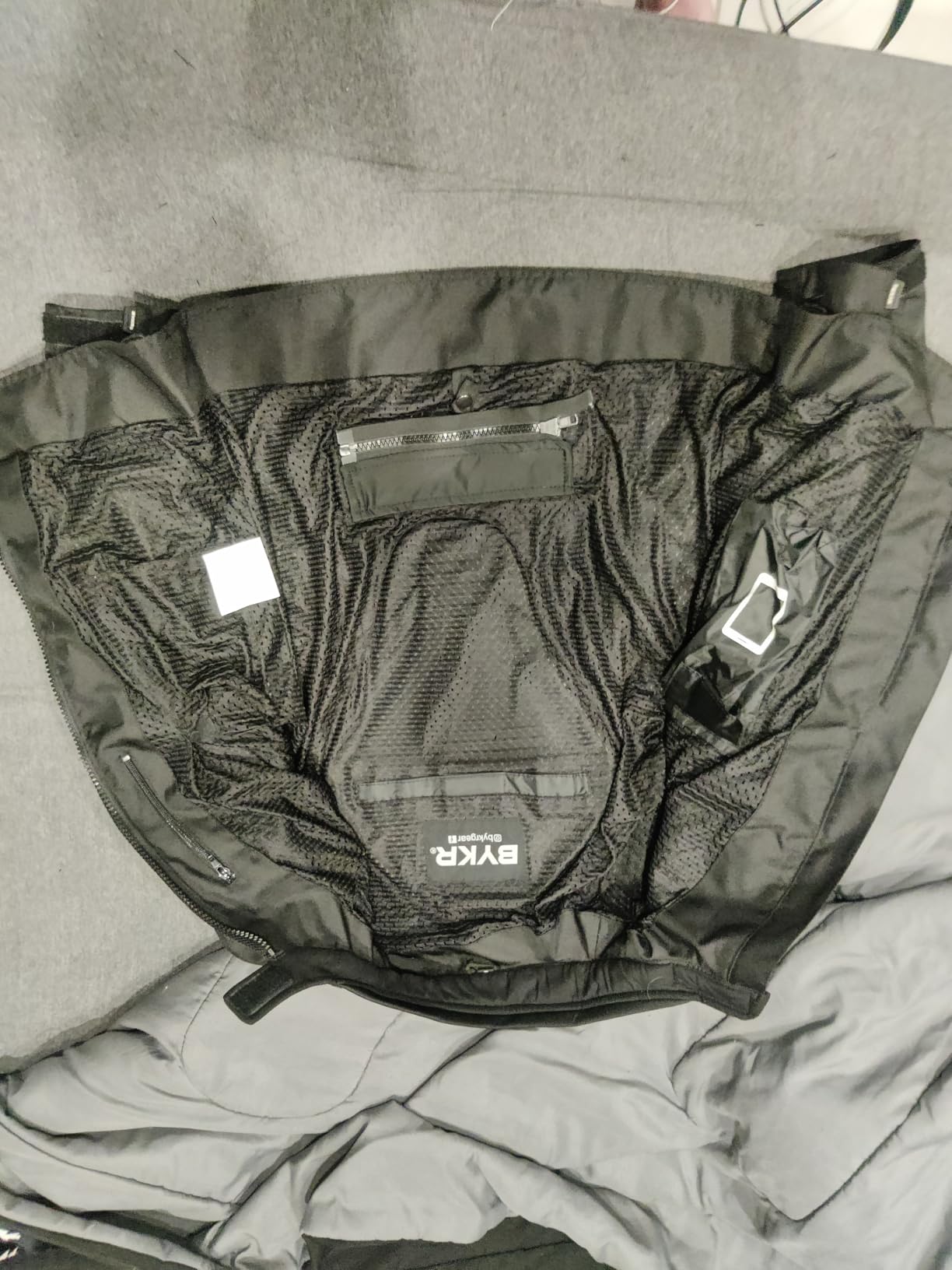 BYKR Mesh Motorcycle Jacket For Men Dual Sports Adventure Breathable Riding Protective Motorbike Jackets Enduro CE Armored customer photo 2