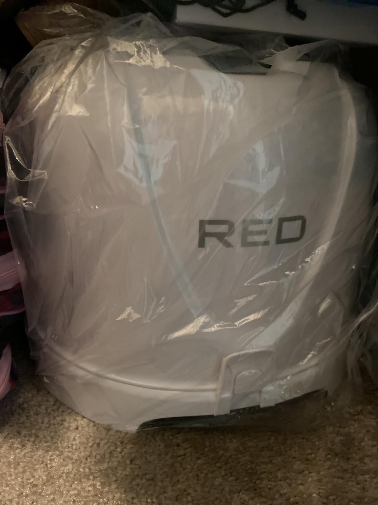 Red by Kiss 3000 Ceramic Tourmaline Professional Hood Dryer, 4 Heat Settings Blow Dryer for Home & Salon, Height Adjustable Convenient Big Hood Size Extra Coverage (1875 Wattage) customer photo 2