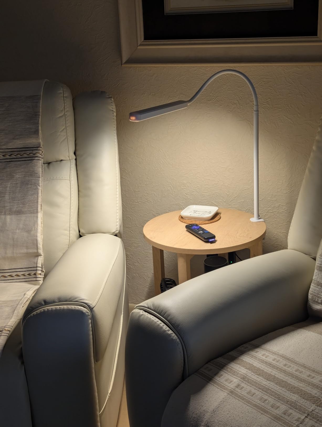SUPERDANNY Eye-Caring LED Desk Lamp Work Lamp Office Lamp with Side Clamp customer photo 1