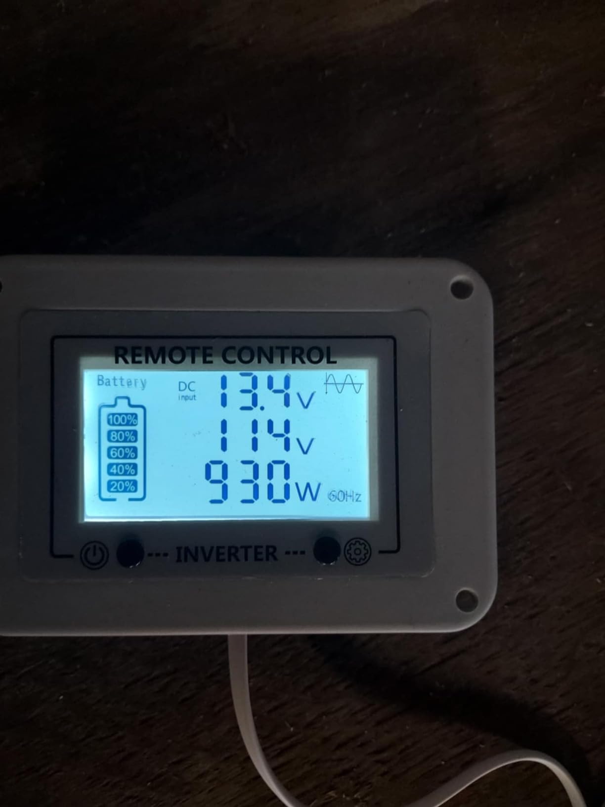 2500 Watt Sump Pump Backup Battery System, Automatic Switching to Battery Inverter Power, Professional Backup System in Case of Power Failure, Pure Sine Wave Output Remote Controller with LCD Screen customer photo 1