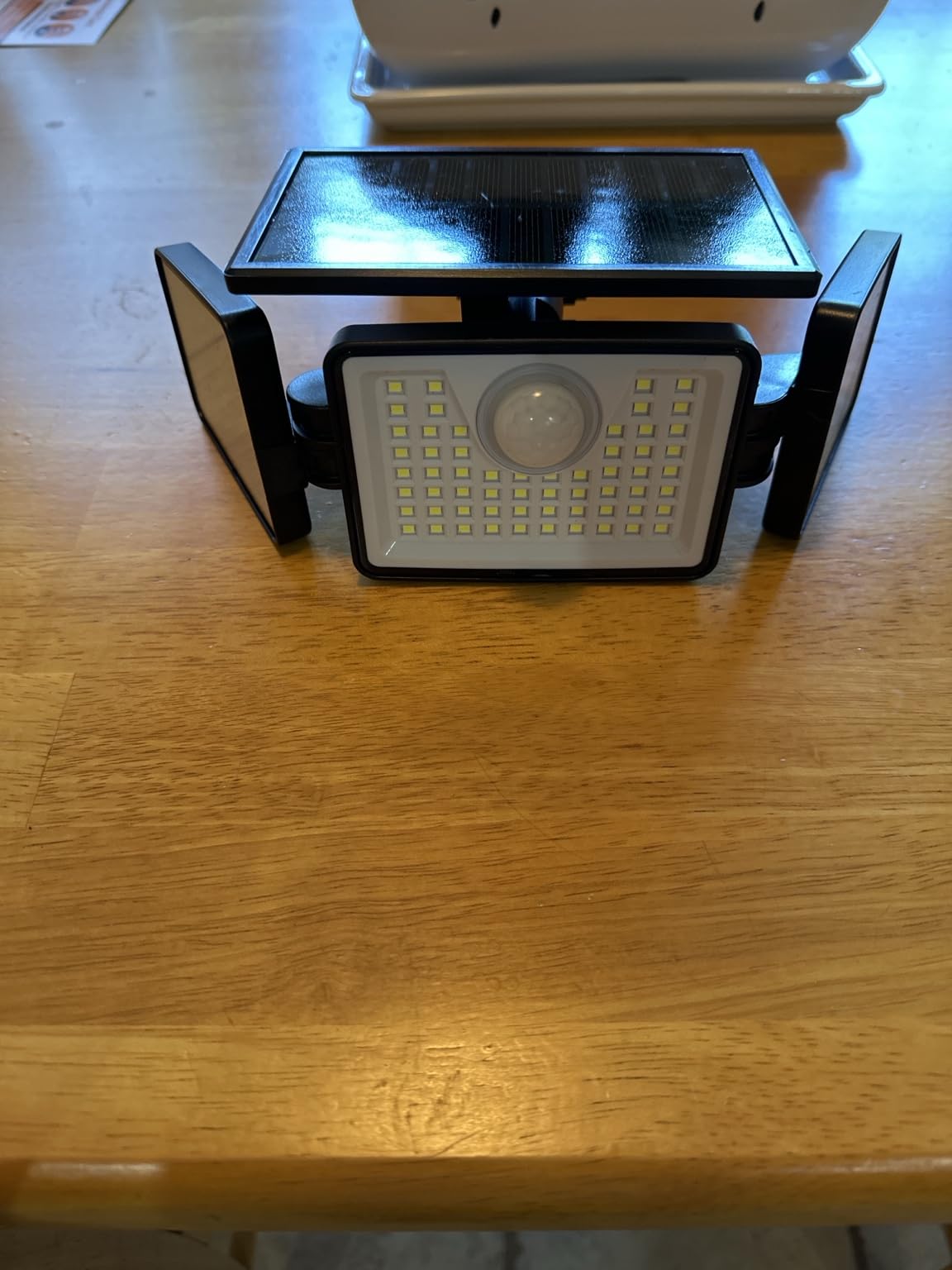 daphino 2500LM Solar Lights, Motion Sensor Outdoor Lights, 3-Head, 2 Pack customer photo 1