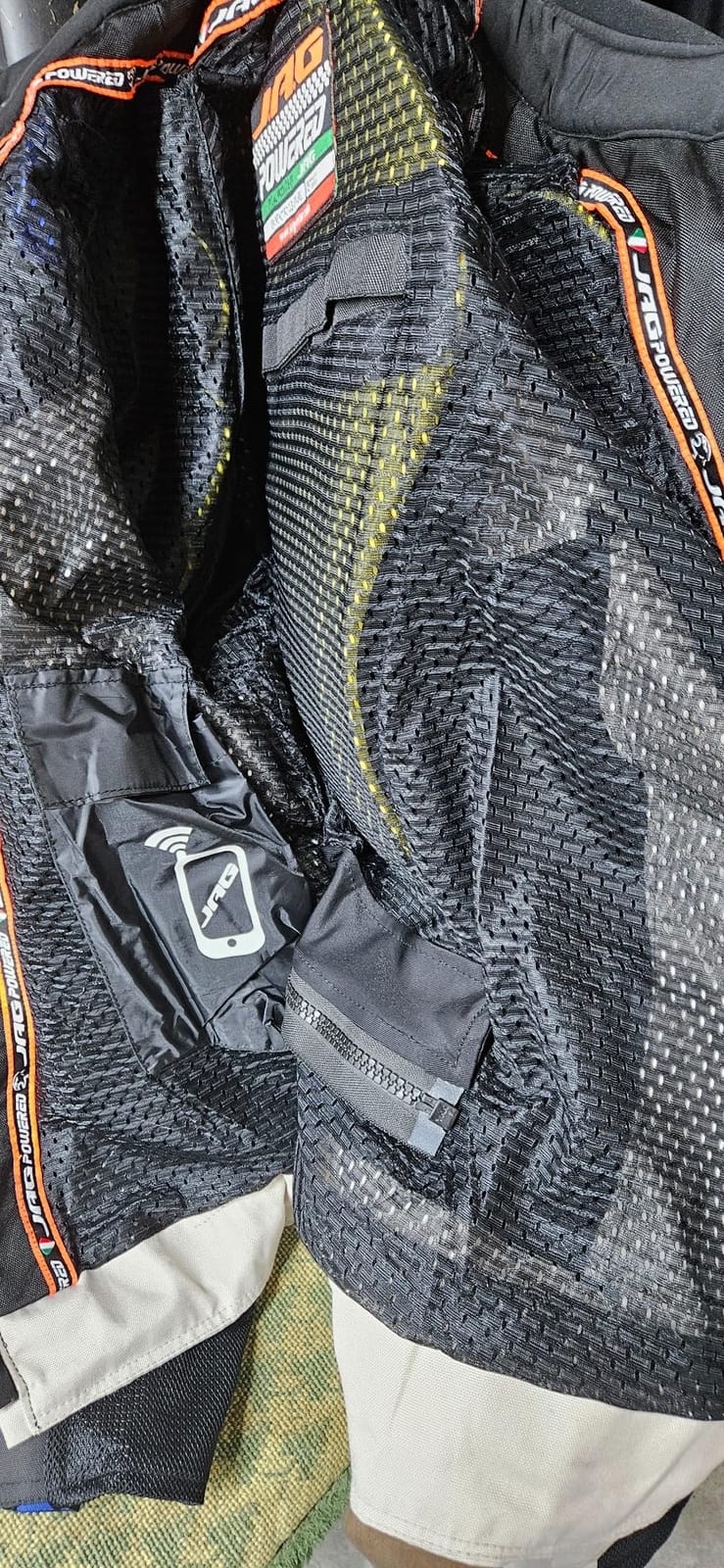 JAG Mesh Motorcycle Jacket with Armor, High Visibility Men's Riding Jacket customer photo 1