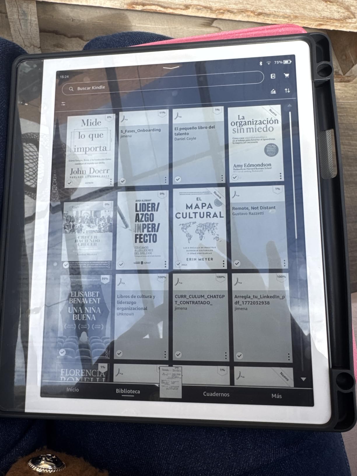 Like-New Amazon Kindle Scribe (32GB) - Your notes, documents and books, all in one place. With built-in AI notebook summarization. Includes Premium Pen - Tungsten customer photo 2