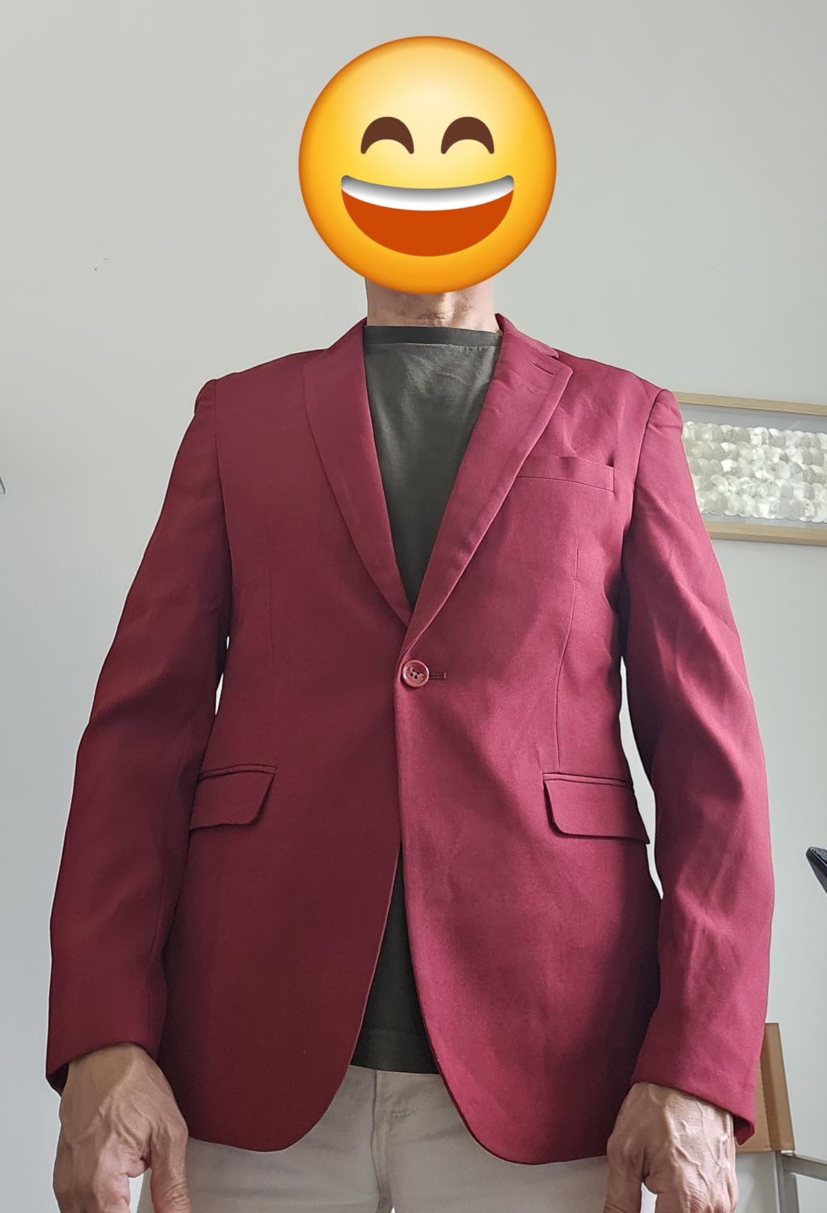 COOFANDY Mens Casual Blazer Knit Sport Coat Lightweight Two Button Suit Jacket customer photo 2