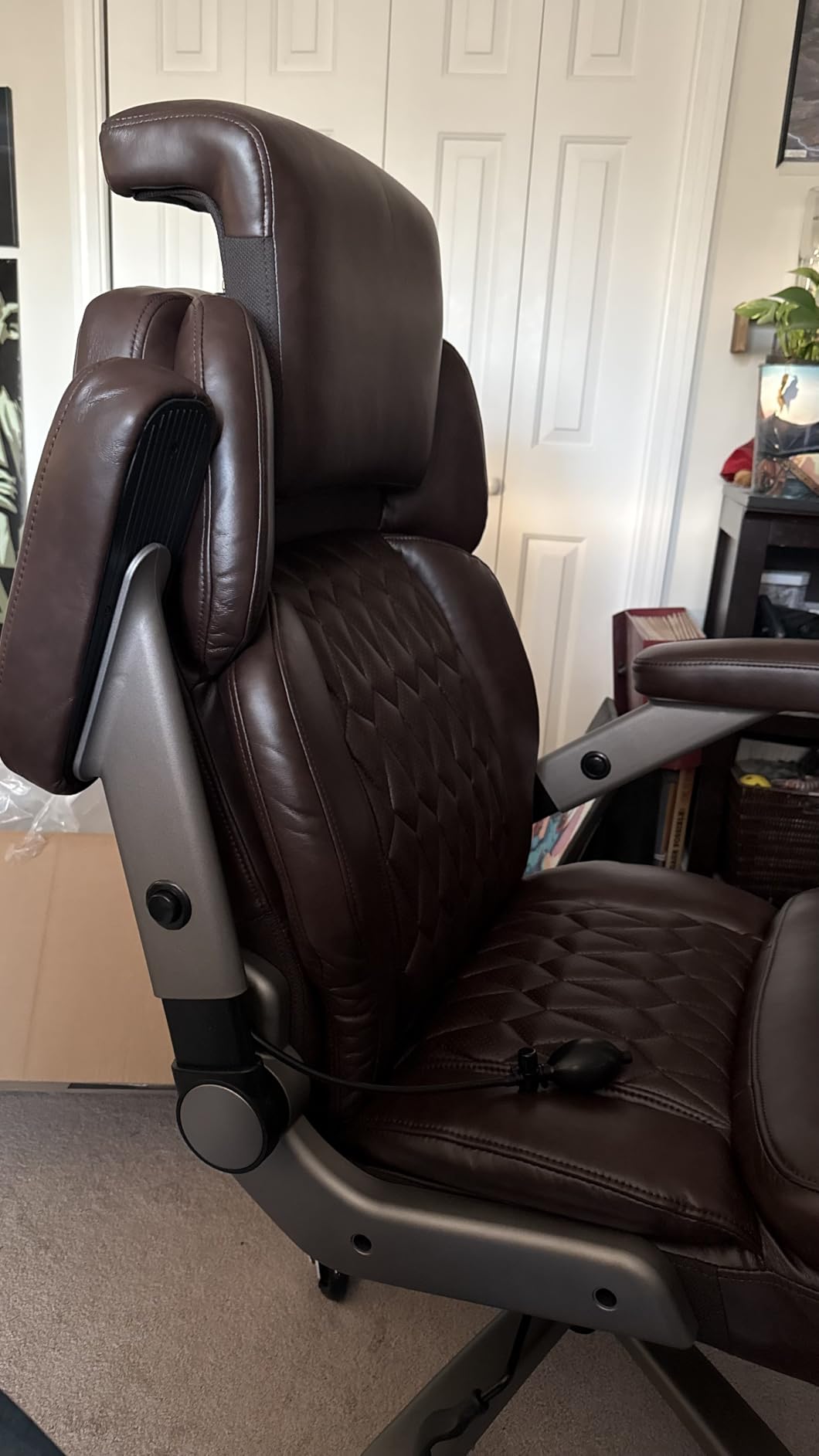 Big and Tall Office Chair 700lbs, Ergonomic High Back Computer Desk Chair | Adjustable Headrest & Lumbar Support, 3D Flip Arms, Large Wheels, Heavy Duty Metal Base, Thick Padded Wide Seat Executive Chair customer photo 1