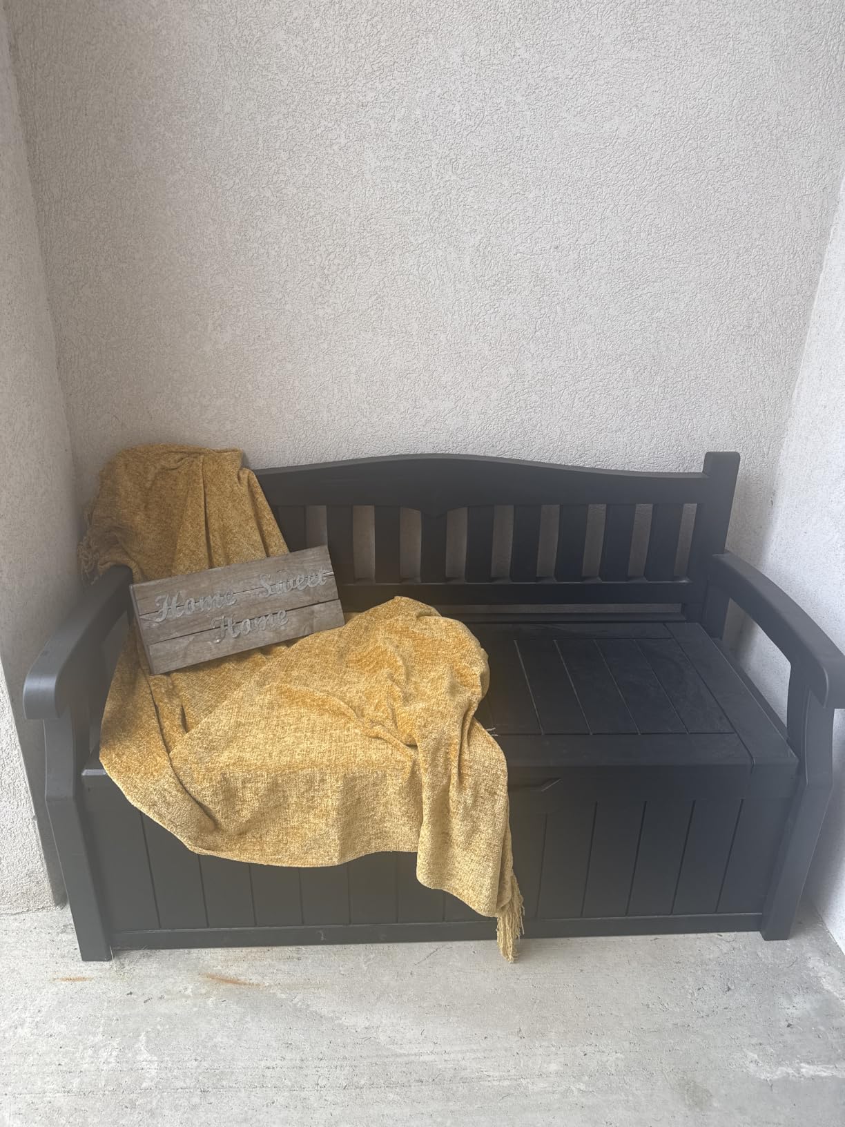 Devoko 80 Gallon Storage Bench Deck Box Waterproof&Lockable customer photo 2