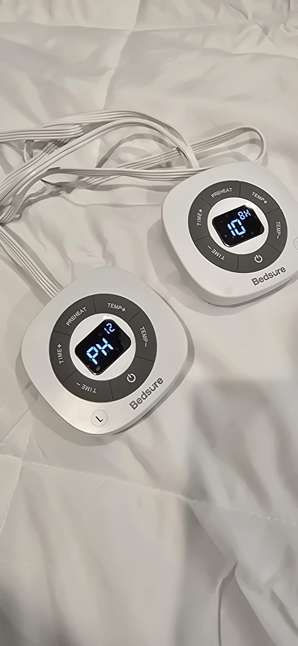 Bedsure Heated Mattress Pad Queen, Cozy Bed Warmer with Preheat & Memory customer photo 1
