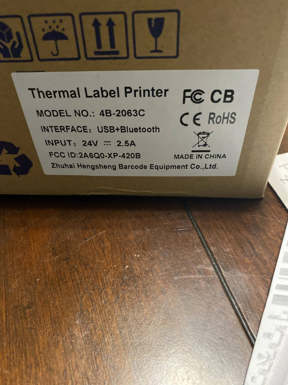 SVANTTO Bluetooth Shipping Label Printer 4x6, Wireless Thermal Label Maker customer photo 2