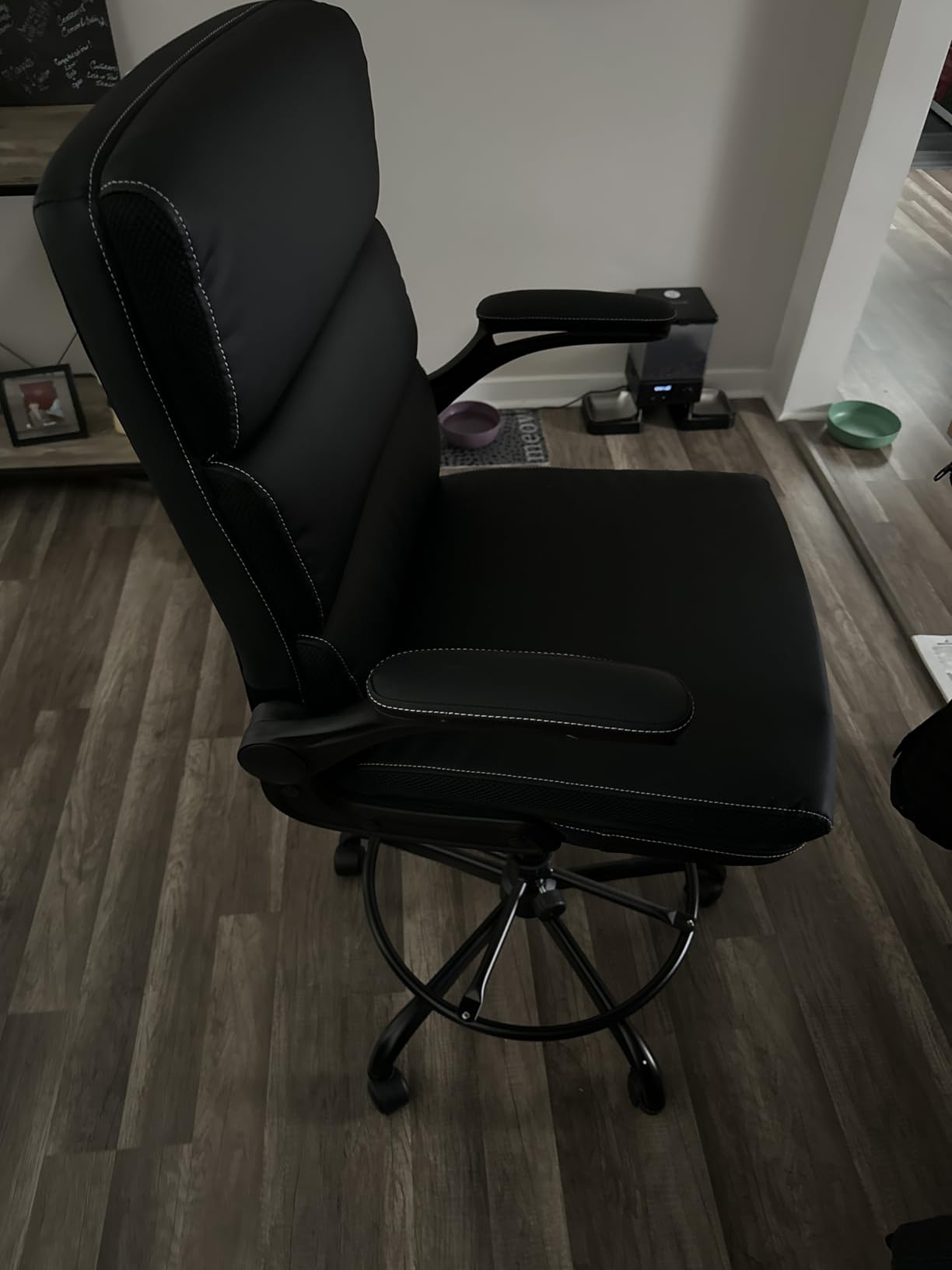 amseatec Drafting Chair, Tall Office Chair with Footrest for Standing Desk customer photo 1