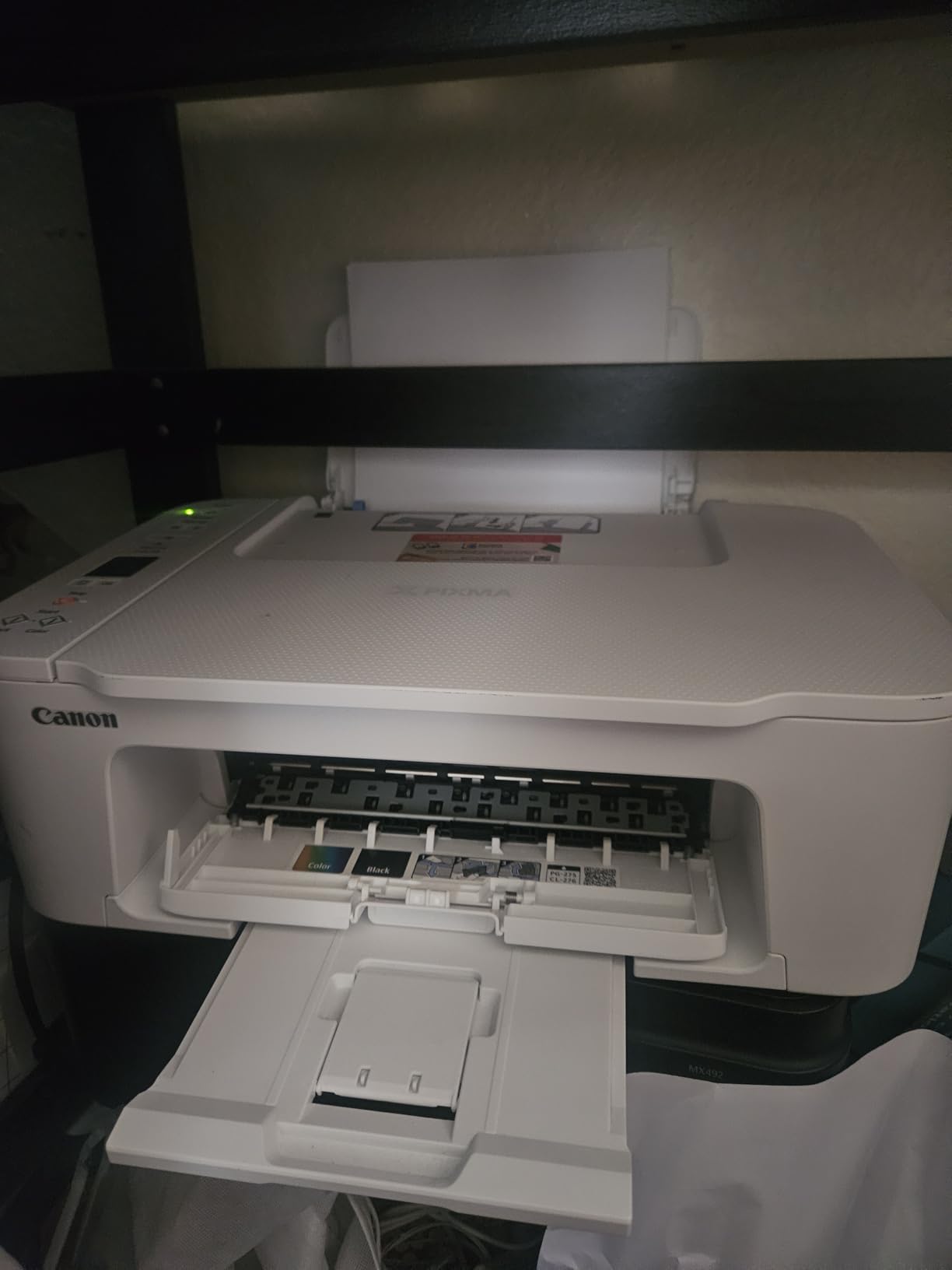 Canon PIXMA 3722 Color Inkjet All-in-One Printer | Print Copy Scan | Wireless | Mobile Printing | Print Up to 7.7 ipm | Up to 60 Sheets Capacity | 1.5
