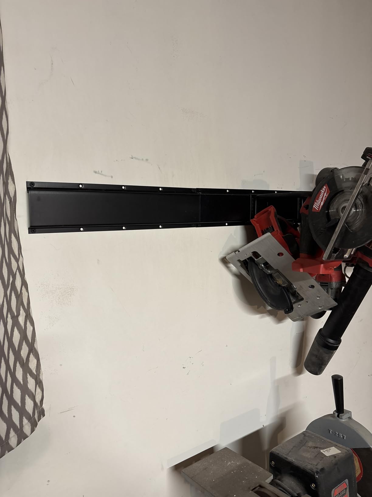 PIYILO 48 in Garage Tool Organizer Wall Mount, Adjustable Tool Storage Rack customer photo 2