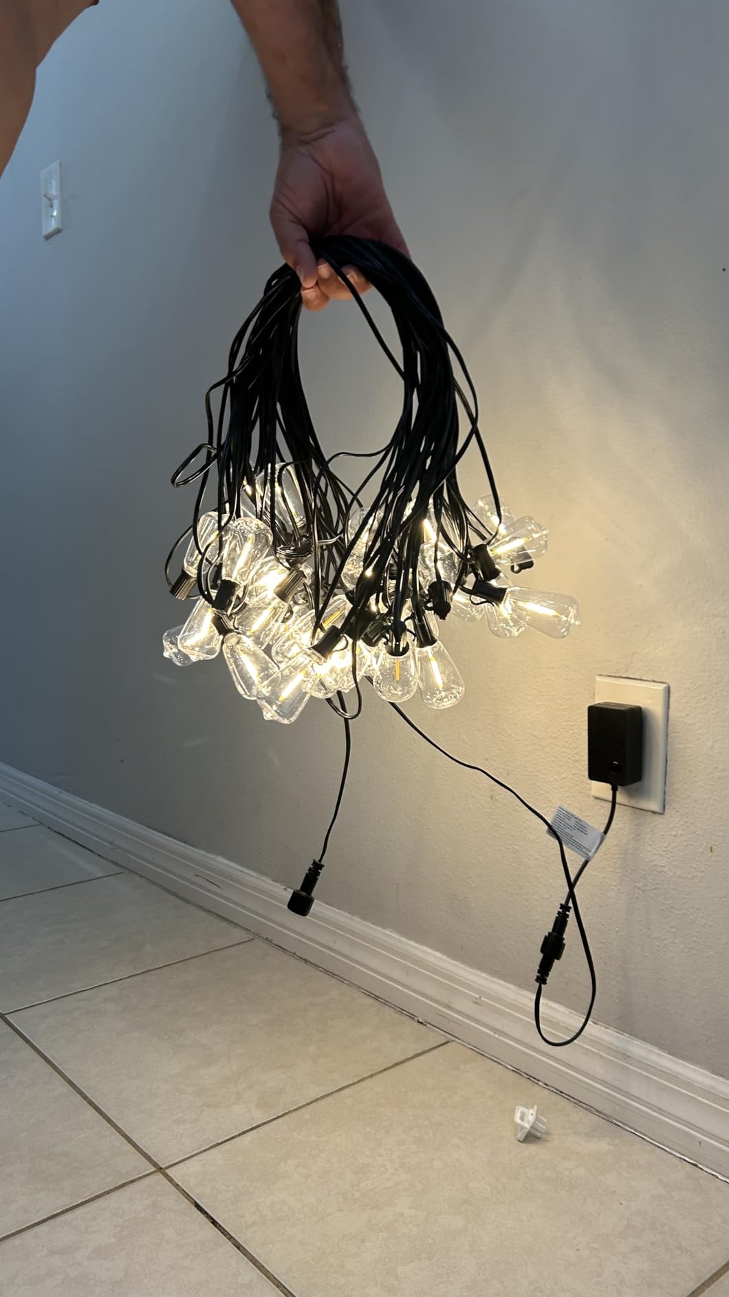 Outdoor Lights String Patio Outside - 100ft 30M LED Waterproof Light ST38 customer photo 1
