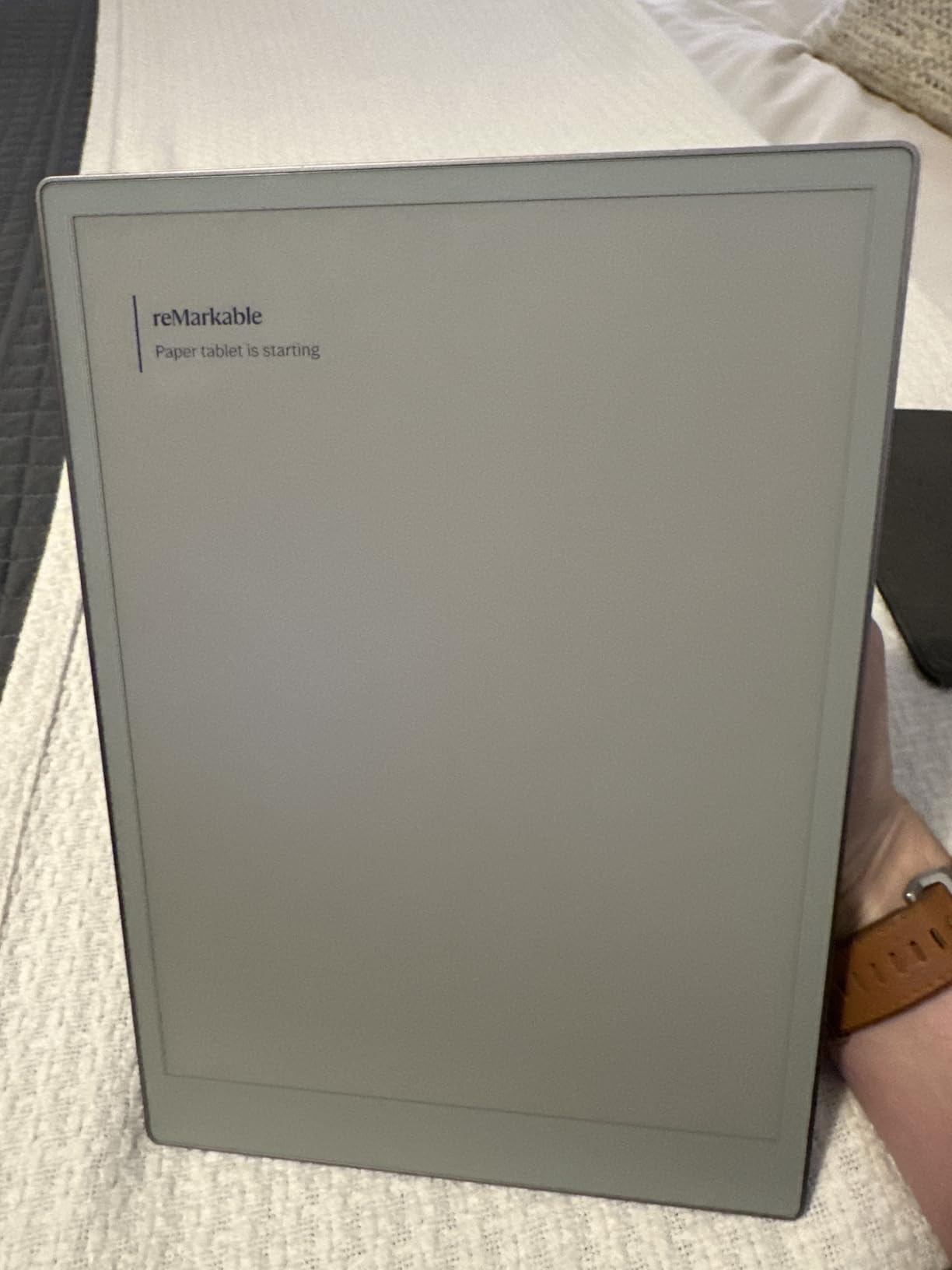 reMarkable Paper Pro with Marker Plus and Black Leather Book Folio customer photo 2