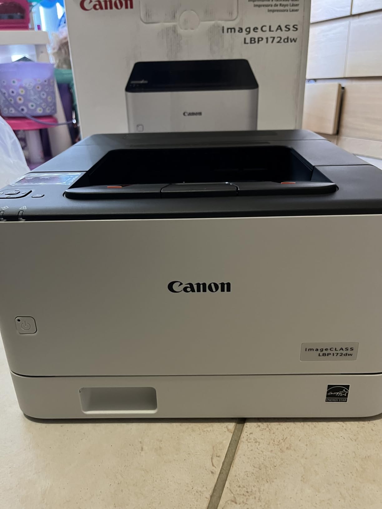 Canon imageCLASS LBP172dw - Monochrome Duplex, Wireless Laser Printer, Single Function, Home Office, Mobile Ready, 1 Year Limited Warranty, 35 PPM, White customer photo 2