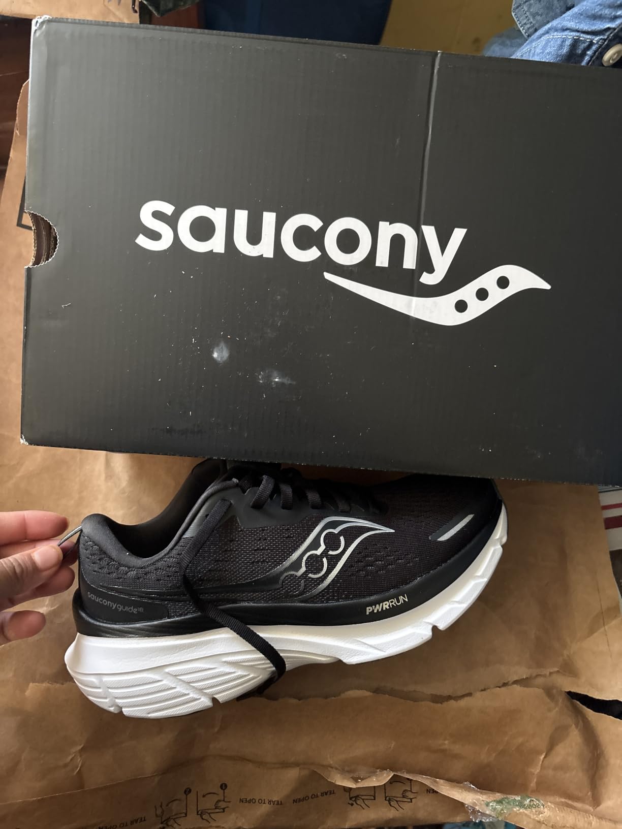 Saucony Women's Guide 18 Sneaker | Road Running Shoes customer photo 2