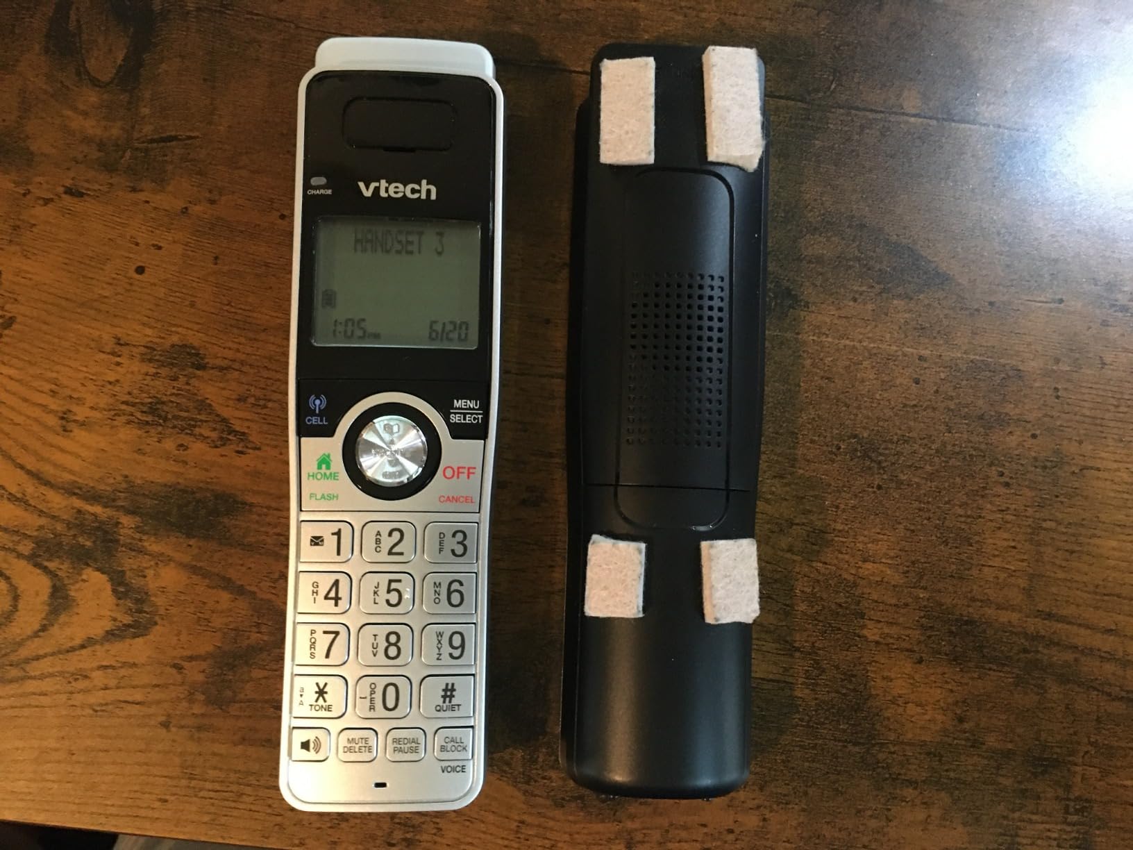 VTech IS8128-41 Super Long Range 4-Handset DECT 6.0 Cordless Phone for Home with Answering Machine, 2300 ft Range, Call Blocking, Bluetooth Connect to Cell, Intercom customer photo 1